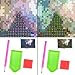 UPINS 2 Pack 5D Aurora Borealis DIY Diamond Painting by Number Kits，18X12inch/45X30CM