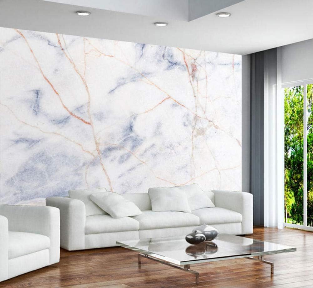 Amazon Sunkuxc 大規模なジャズ白大理石の壁紙リビングルームのソファの背景3d壁画壁画大理石の壁紙3d写真壁画 250x175cm 壁紙