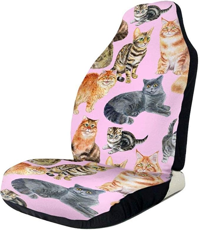 Pattern with Cats Car Front Seat Covers,Fits Almost Cars Amazon.co.uk Clothing Pattern with Cats Car Front Seat Covers,Fits Almost Cars Amazon.co.uk Clothing