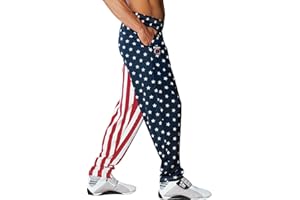 Otomix Men's American Flag USA Baggy Muscle Workout Pants