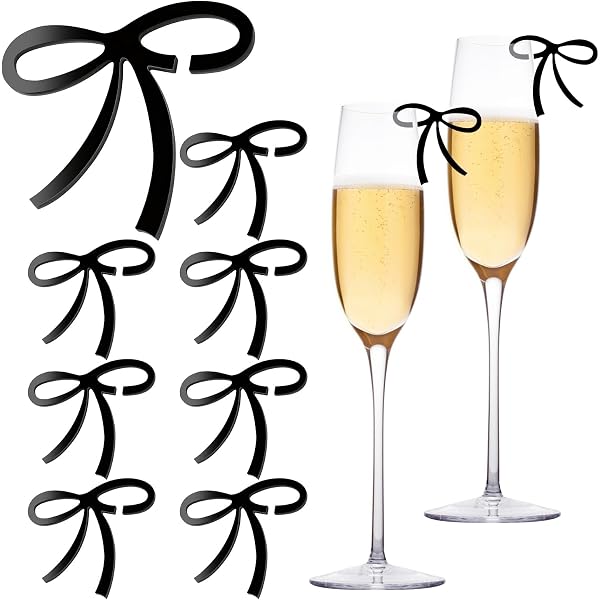 MONNEL Set Of 4 Poker Love Heart Wine Charms – Zinc Alloy Glass Markers With Velvet Bag For Parties