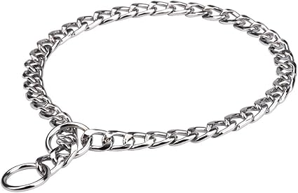 Ctopogo Chiens Collier étrangleur Métal Collier En Acier Inoxydable Chaîne En Métal Collier De Réglable Pour Chien Chat Animal S 20mm40cm