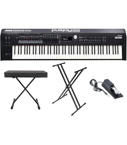 Amazon.com: Roland RD-2000EX 88-Key Stage Piano - Black Bundle