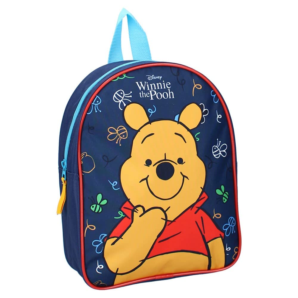 Winnie Puuh Kindergarten Backpack 27 x 22 x 9 cm | Children's Bag, Pink, One Size, Children's Luggage, Pink, Taille unique, Child Luggage