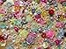 500pc Assorted Size & Color Hearts, Stars, Flowers, Pearls, Bows Flat Back Pearls Cabochons BONUS PEPPERLONELY Refrigerator Magnet