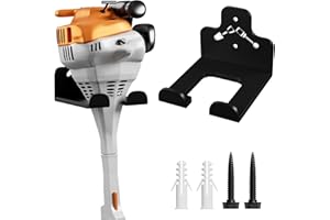 ZGJWJYUU Garage Organization Storage Trimmer Rack, Garden Power Tool Hanger for Grass Trimmer, Hedge Trimmer, Garden Tools, Heavy Duty Weed Whackers Holder Wall Mounted Tool Organizer, 1 Pack