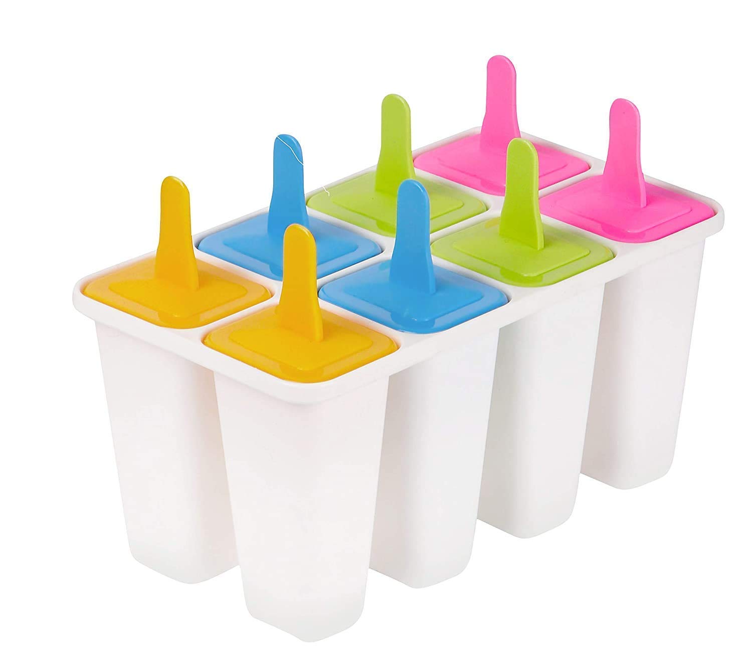 Buy Nilzone Reusable Ice Pop Makers Popsicle Ice Cream Tray Moulds with