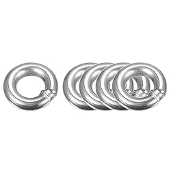 uxcell 304 Stainless Steel O Rings, 5pcs