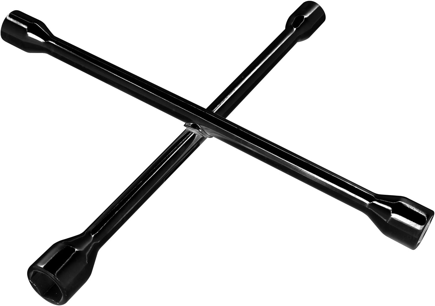 Performance Tool W1 Black 20" SAE/Metric 4-Way Cross Lug Wrench: Automotive
