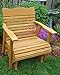 2’ Cedar Porch Glider W/stained Finish, Amish Crafted