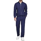 COOFANDY Mens 2 Piece Tracksuit Casual Sweatsuits Full Zip Track Suits Jogging Athletic Suit Sets