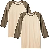 American Apparel Unisex-Adult CVC Raglan T-Shirt, Style G2003cvc, 2-Pack