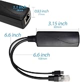 Revotech Gigabit Micro USB PoE Splitter 5V 3A 1000Mbps for Raspberry Pi Tablets view 5