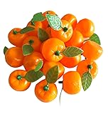 20pcs Mini Artificial Orange Birthday Fake Fruit