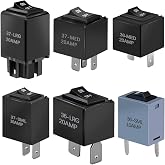 9038 Relay Bypass Switch Kit, 6-Pack, Black | Replacement 9037 9036, Fit for Domestic GM BMW, Audi, Chrysler