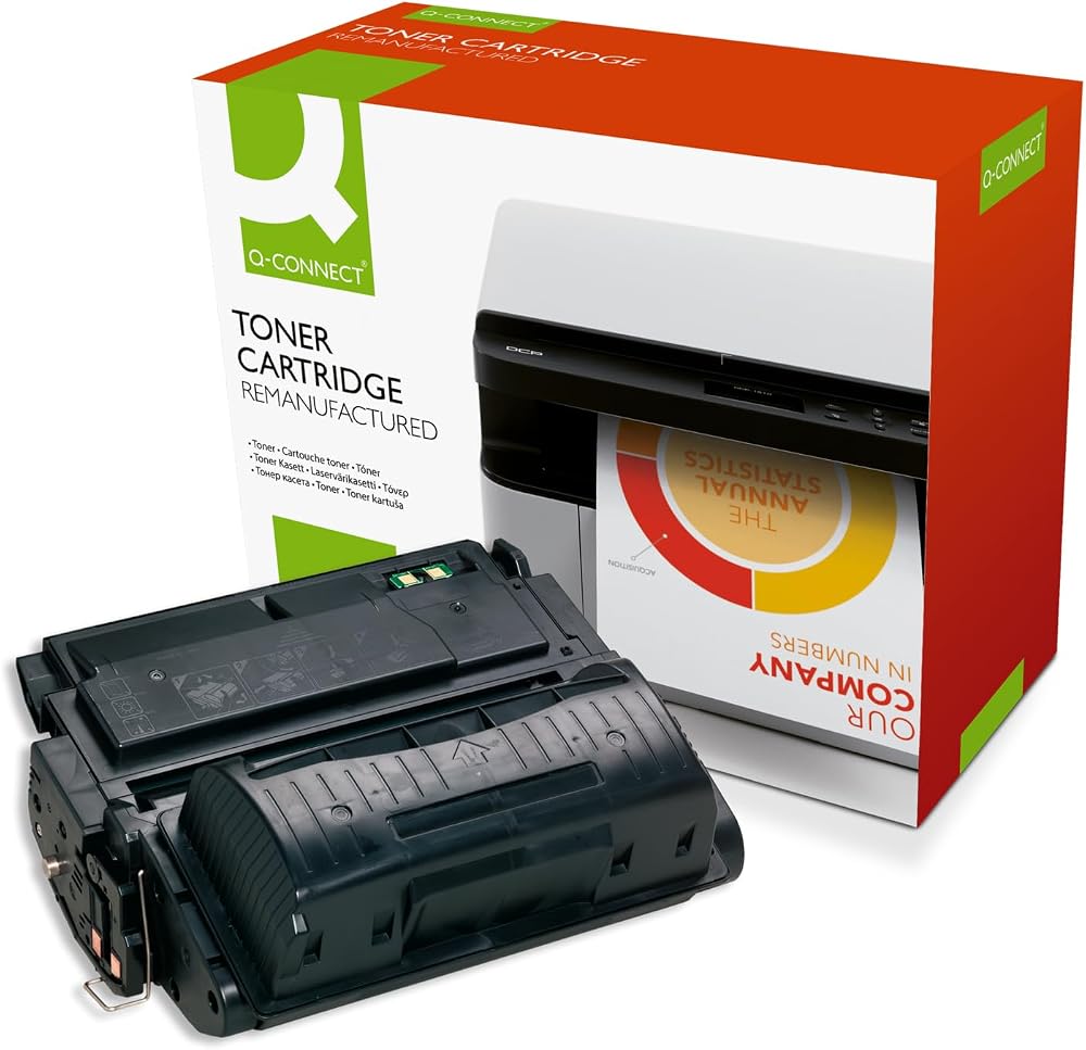 Q-Connect Black Toner Q5942X High Capacity for HP LaserJet 4250 4350