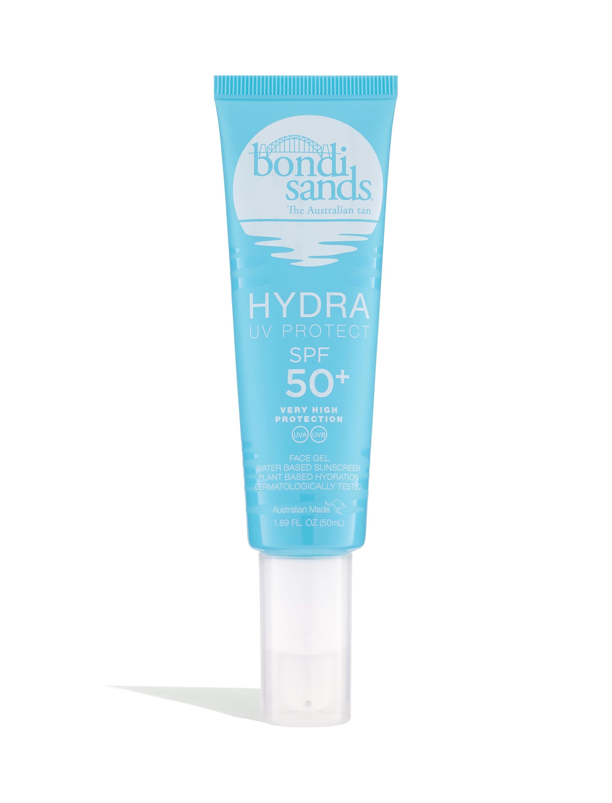 Bondi Sands Hydra UV Protect SPF 50+ Face Gel | Provides UVA & UVB Protection | Infused with ethically sourced algae | 50ml/1.69 FL OZ