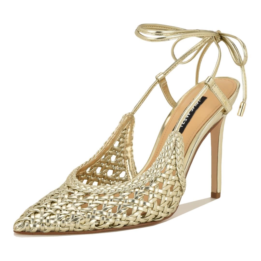 Nine West Women’s Fessla Pump, Gold 710, 7.5