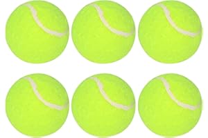 RERBIO 2-Inch Tennis Ball Throwing Refill for Automatic Ball Launcher,Mini Tennis Balls Interactive Dog Toys Pet Ball Suitable for Small Dogs Indoor Outdoor Thrower Machine(6PCS Tennis Balls only)