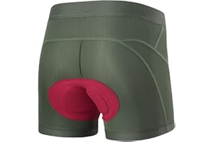 ARESFUEL Men's Cycling Underwear 4D sponge Padded Bike Shorts Mountain Bike Liner