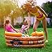 Kenley Inflatable Drinks Cooler - Floating Pirate Ship - Supplies & Decorations for Beach Pool Party, Summer Picnic, BBQ, Luau or Pirate Theme Kids Birthday - Ice Buffet Tray Drink Holder Serving Bar