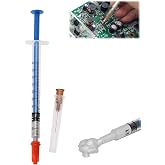 Silver Conductive Paste, Silver Conductive Paint Wire Glue Paste Paint Pen for Electronics Repair Applications (0.2ML)