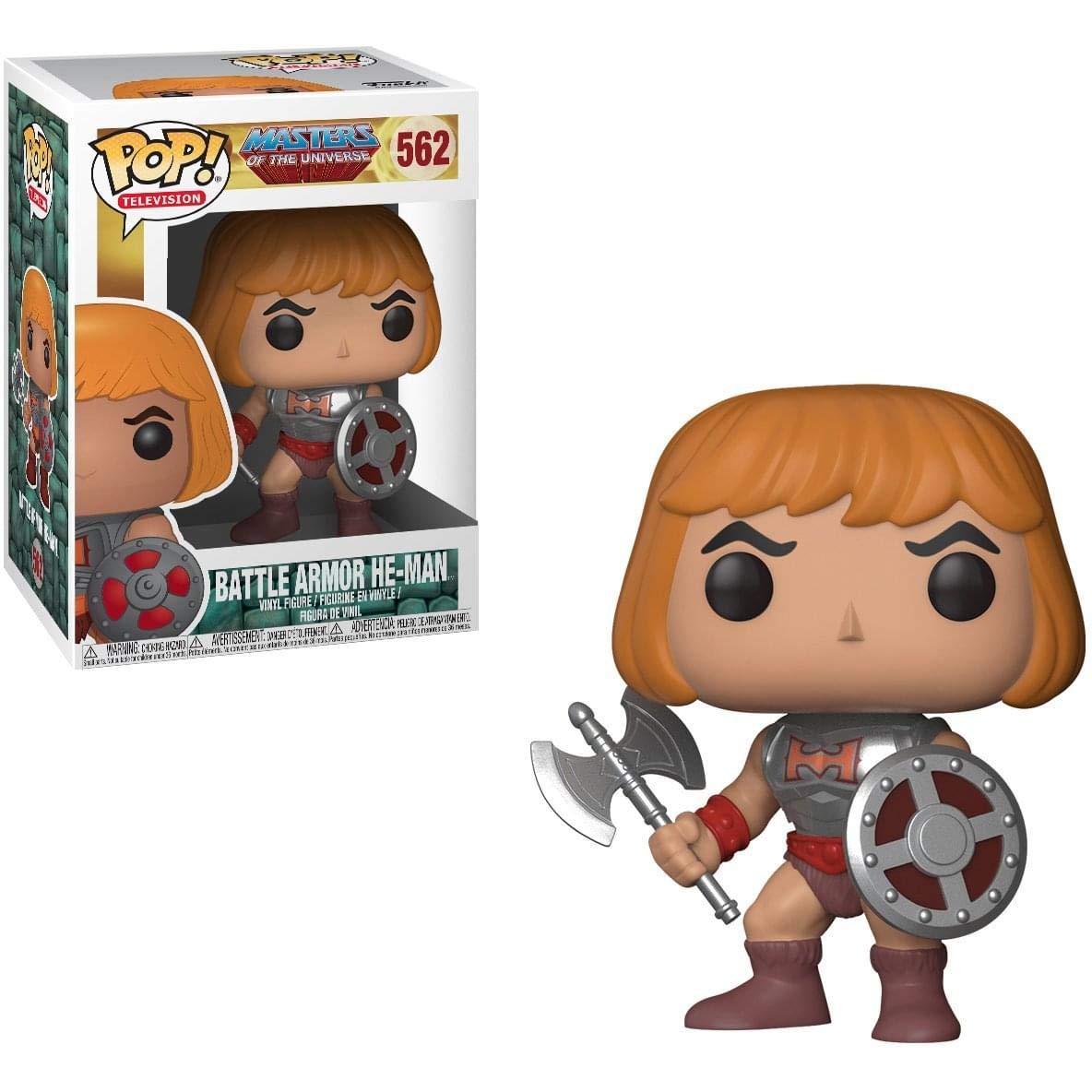 Funko Pop Television: Masters of the Universe - Battle Armor He-Man Collectible Vinyl Figure