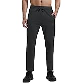 AbleTree Cotton Fleece Sweatpants for Men 28-29" Inseam Short Length Stretch Athletic Warm Pants for Casual Lounge