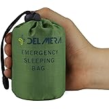 Delmera Emergency Sleeping Bag, Lightweight Survival Sleeping Bags Waterproof Thermal Emergency Blanket, Bivy Sack Survival G