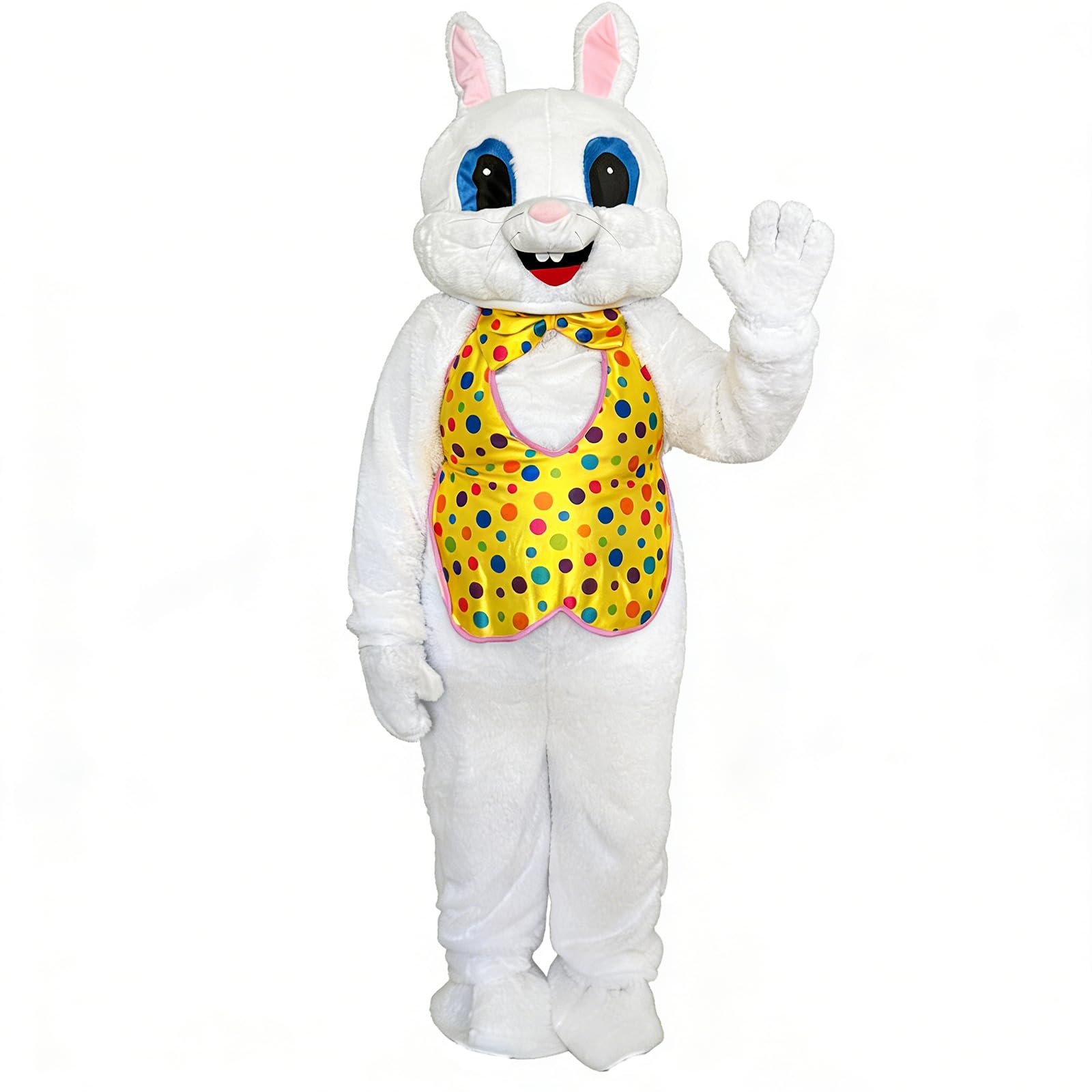 Dacnod Easter Bunny Costume Adult Rabbit Mascot Costume Plush Bunny Cosplay Party Fancy Dress