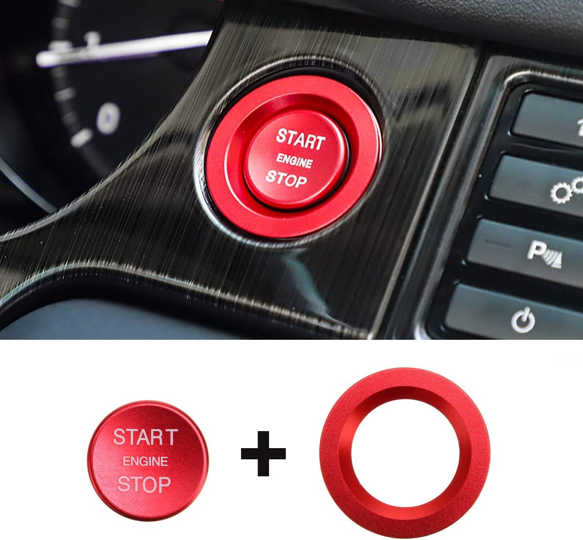 Bouton De Démarrage Performance Rouge Pour Ford Mustang 2015-2018 - Neuf OEM