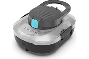 TALOSBO Pleco S1 Cordless Pool Vacuum Robotic Pool Cleaner with 75-80Mins Runtime, Small Pool Robot for Above-Ground Pools up to 645 Sq.ft, Lightweight, Auto-Parking