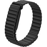 FINTIE Magnetic Silicone Sport Band Compatible with Google Fitbit Air | Soft Silicone Solo Loop, Strong Magnets, Auto Quick Lock, Adjustable Strap Replacement Wristband, Waterproof &amp; Sweatproof