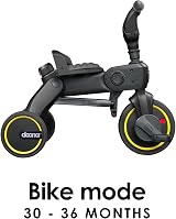Doona Liki Baby Trike S1 Premium Foldable Toddler Tricycle Grey 10 Months to 3 view 6