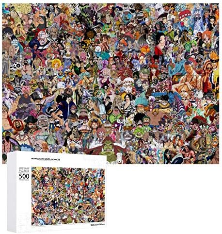 Amazon Co Jp ワンピース One Piece 人気アニメ漫画壁飾り木製パズル 500ピース 1000ピース学生 子供 大人減圧のパズル 誕生日キャラクターパズルジャー パズル ジグソーパズル耐久性 無毒無害 最高のギフトの選択 楽しい誕生日プレゼント おもちゃ おもちゃ