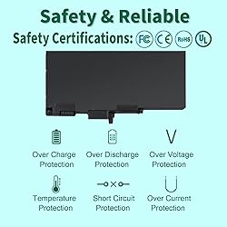 DMKAOLLK CS03XL Laptop Battery for HP EliteBook 840