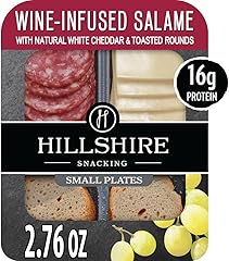 Hillshire® Snacking Small Plates, Wine-Infused Salame with White Cheddar Cheese, 2.76 oz.