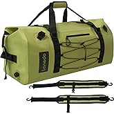 Lanedo 80L Dry Bag Large Waterproof Bag Roll-Top Heavy Duty Fishing Duffel Bag with Durable Straps & Handles for Kayaking Paddle boarding Boating Rafting Fishing