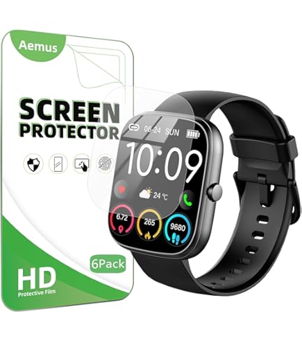 3 Pack TPU Screen Protector For BrilliantHouse S5 Fitness Tracker - Anti-Scratch
