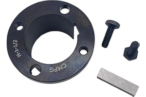 CMFG STB Split Taper Bushing H-1-1/2,1 1/2 inch Bore, Carbon Steel Material, H Type Split Lock Bushings for Pulleys/Sheave