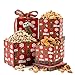 Christmas Gift Basket 3 Tier Tower Pistachio Cashews Pecan, and Dried Fruit Assortment By Benevelo
