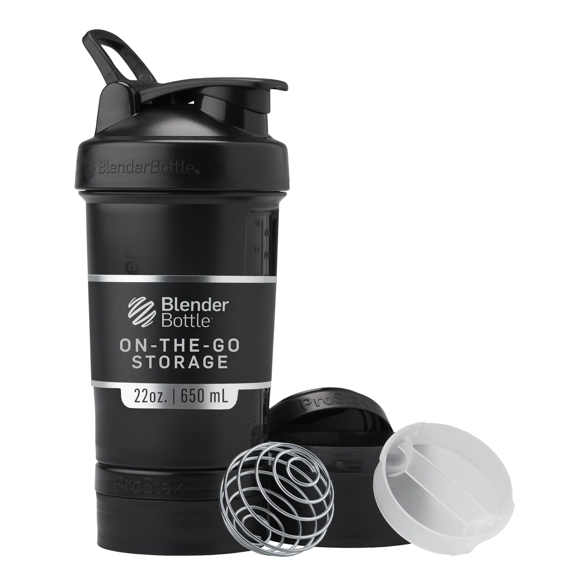 BLENDER BOTTLE PROSTAK V2 BLACK 22OZ