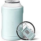 BrüMate Hopsulator Duo 2-in-1 Can Cooler Insulated for 12oz Cans + 100% Leak Proof Tumbler with Lid | Can Insulated for Hard Seltzer, Beer, Soda and Energy Drinks