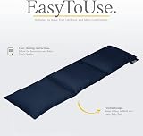 Qomfor Microwavable Wheat Bag 3-Chamber Dark Blue 46x12 cm 700g view 3