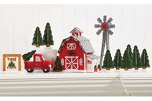 Herrschners Christmas Village - Tree Farm Plastic Canvas Kit