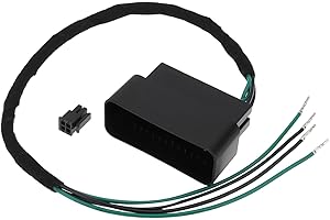 Micro Traders Motorcycle Rear Speaker Wire Harness BC-9711 Compatible with H-Arley Compatible with Davidson FLH FLT 1998–2013