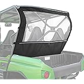 KEMIMOTO UTV Rear Window Rear Soft Windshield Compatible with Kawasaki TERYX 4 800 2013-2024 Dust Stopper