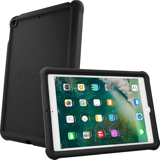 TECHGEAR Bumper Case fits New iPad 9.7" (2018/2017) Rugged Shock Proof