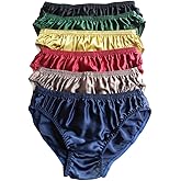 Yavorrs New 6PCS Men's 100% Silk Underwear Briefs Bikinis M L XL 2XL