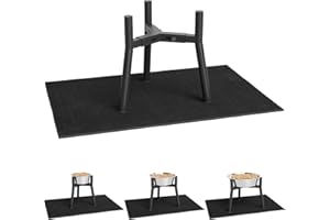 SHAINFUN Raised Dog Bowl Stand for Medium & Large Dogs with Mat, Tall Dog Food Stand,Adjustable Wide 7-10.7", Single Dog Bowl Holder, Strong Elevated Dog Bowl Stand (Bowl Not Included)